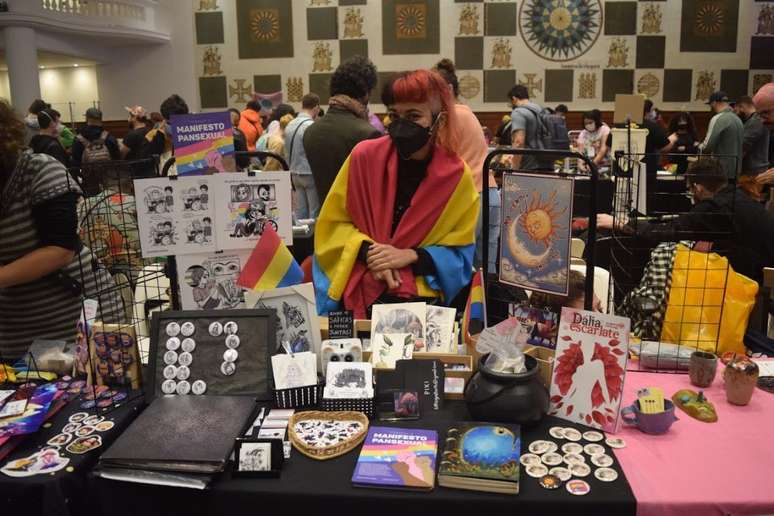 Lua no Poc Con, feira LGBTQIAP+ de quadrinhos e artes gráficas @Arquivo pessoal