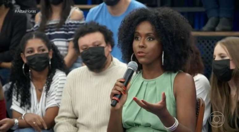 Maju Coutinho entrevistou Bruno Gagliasso e Giovanna Ewbank sobre caso de racismo sofrido pelos filhos do casal. 