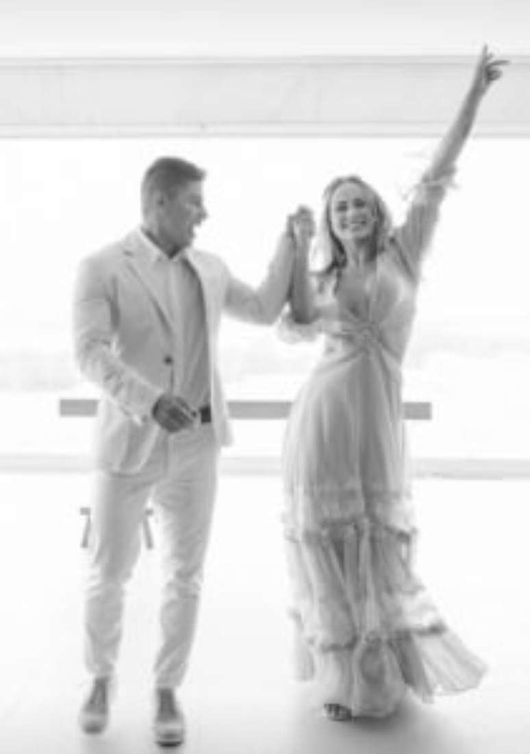 Darío Conca e Luiza Lara casaram (Foto: Reprodução/Instagram)