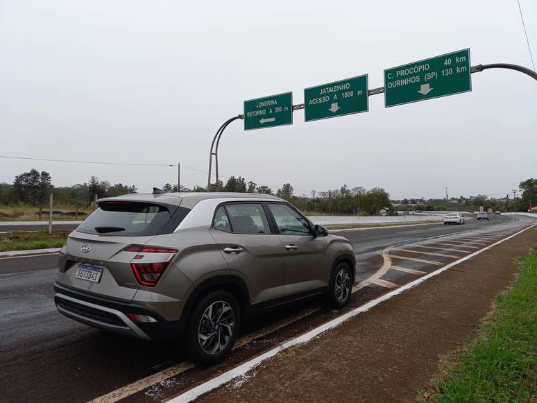 Hyundai Creta Limited: 1.200 km numa viagem entre São Paulo e Londrina.