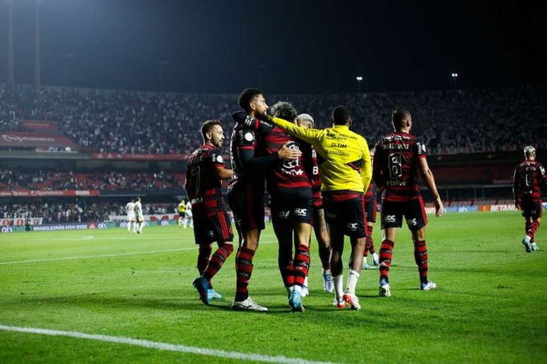 Pablo foi titular na vitória sobre o São Paulo (Foto: Gilvan de Souza/Flamengo)