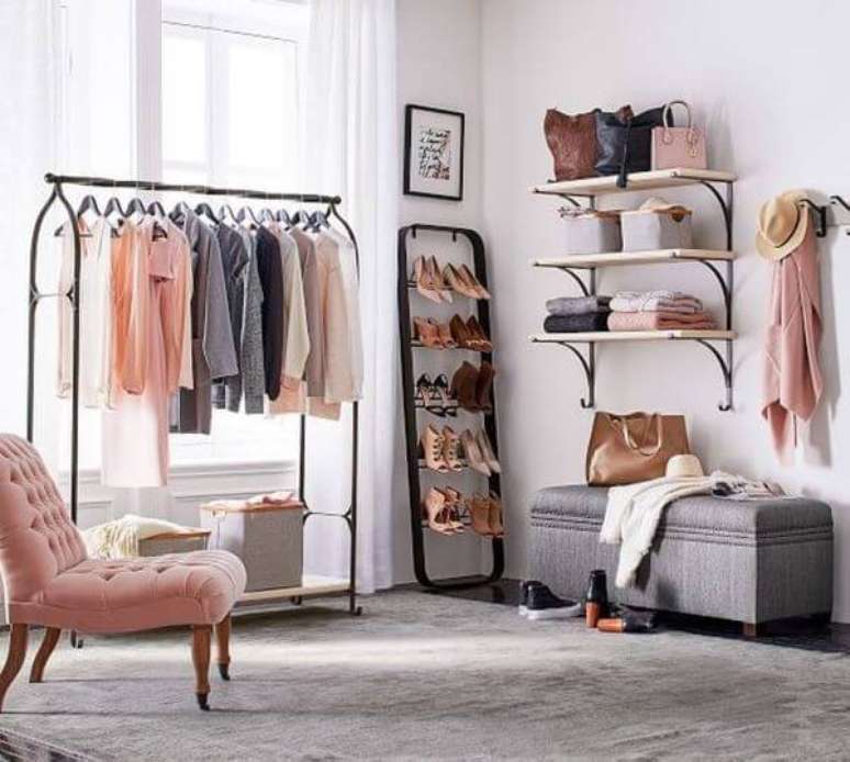 100. Closet modulado simples – Via: Tamara Caballero