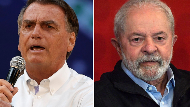 Jair Bolsonaro e Luiz Inácio Lula da Silva: os dois candidatos aparecem na frente em todas as pesquisas de opinião recentes