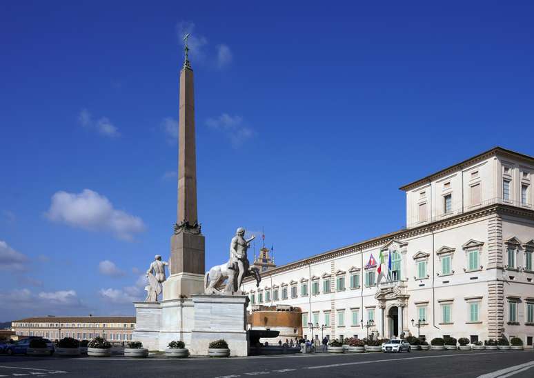 O Palazzo del Quirinale é a casa oficial do presidente.