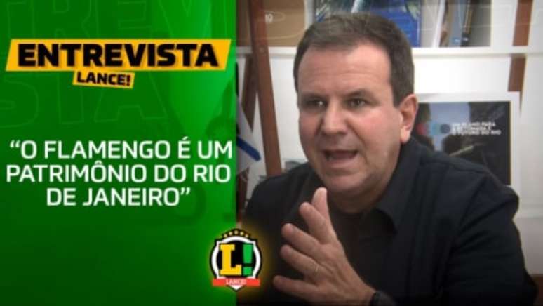 O prefeito Eduardo Paes em entrevista ao LANCE! (Foto: LANCE!)