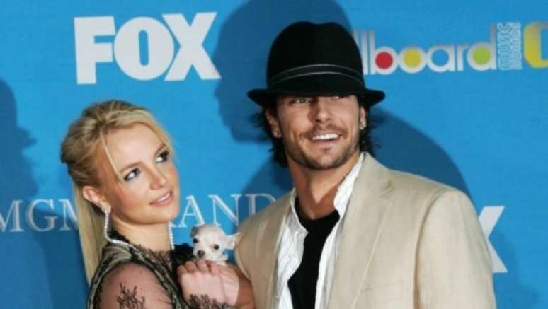Britney Spears e Kevin Federline em 2004. O casal se separou em 2007 e teve dois filhos: Sean e Jayden