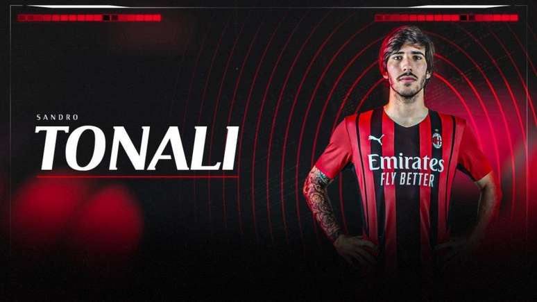 Sandro Tonali entra na mira do Arsenal (Foto: Divulgação/Milan)