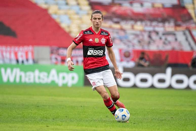 Filipe Luís completa 37 anos nesta terça-feira (Foto: Alexandre Vidal/Flamengo)