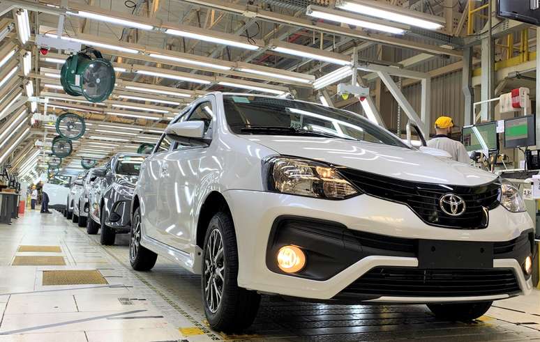 Toyota Etios continua sendo produzido em Sorocaba, mas só para exportação.