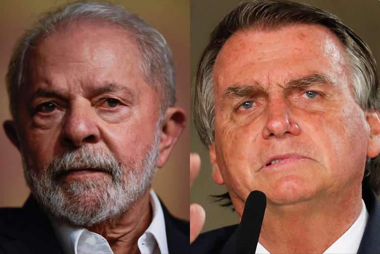 Lula e Bolsonaro disputam as eleições presidenciais 