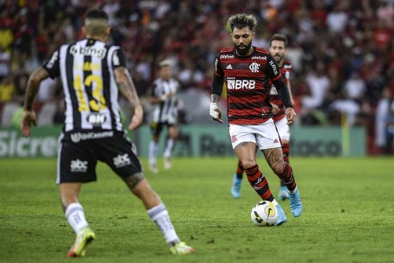 Flamengo foi multado por infrações ocorridas no duelo contra o Atlético-MG (Foto: Marcelo Cortes / Flamengo)