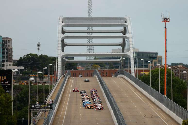 Colton Herta não gostou das relargadas na ponte de Nashville 