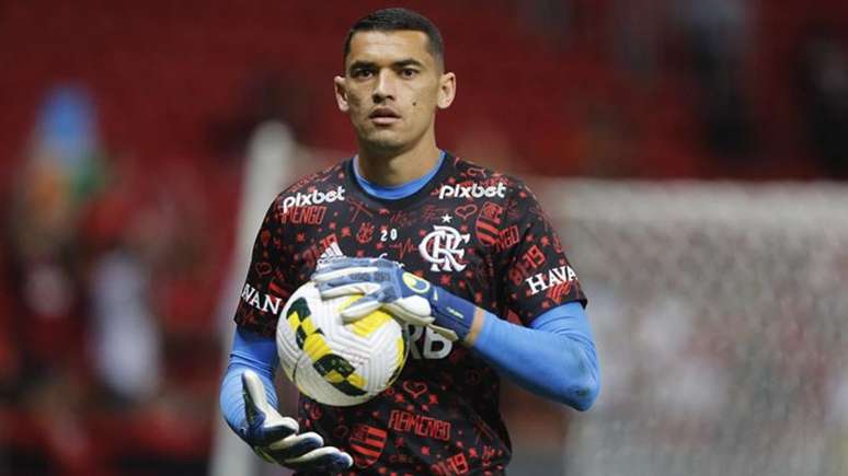 Santos é o goleiro titular do Rubro-Negro (Foto: Gilvan de Souza/Flamengo)
