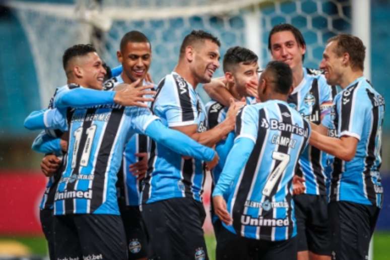 Grêmio goleou em casa pela Série B (Foto: Lucas Uebel / Grêmio FBPA)