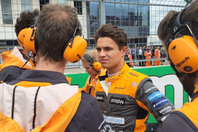 Lando Norris não está muito satisfeito em 2022 