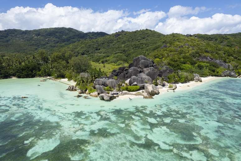 A praia de Anse Source d'Argent é o principal cartão-postal de Seychelles.