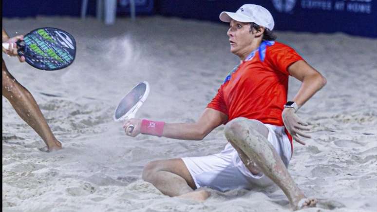 Miguel Peres é um dos melhores atletas de beach tennis do Brasil (Foto: Arquivo Pessoal)