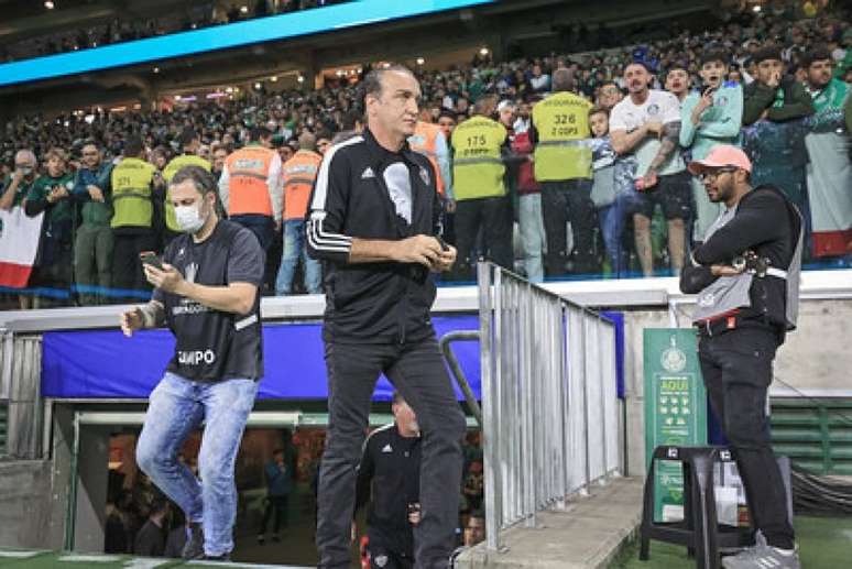 Marca foi atingida no duelo contra o Palmeiras, pela Libertadores - (Foto: Pedro Souza/Atlético-MG)