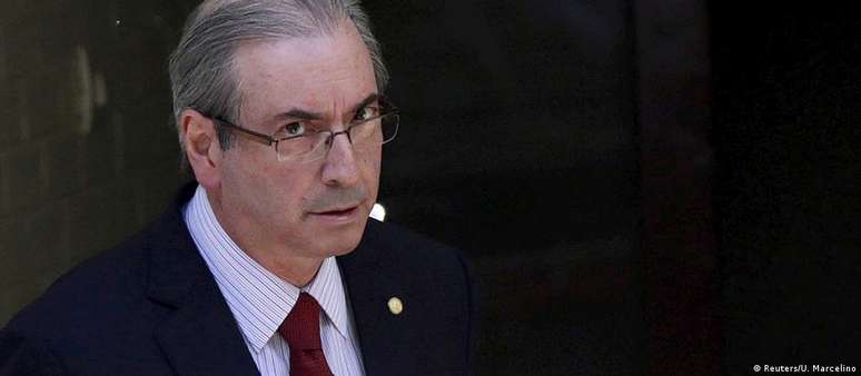 Hoje apoiador de Jair Bolsonaro, Cunha dividiu em 30 de julho um palanque com o presidente