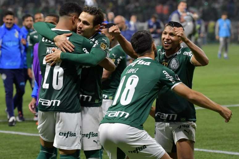 Palmeiras chegou a mais um recorde na Libertadores (Foto: NELSON ALMEIDA / AFP)