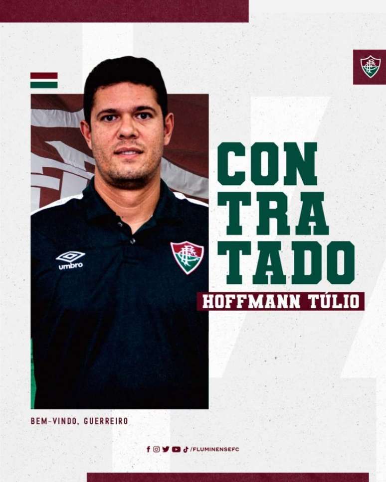 Hoffmann assume o time a partir desta sexta-feira (Foto: Divulgação/Fluminense)