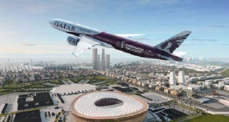Patrocinadora do mundial, a Qatar Airways está vendendo pacotes relacionados com a Copa (Foto: divulgação)