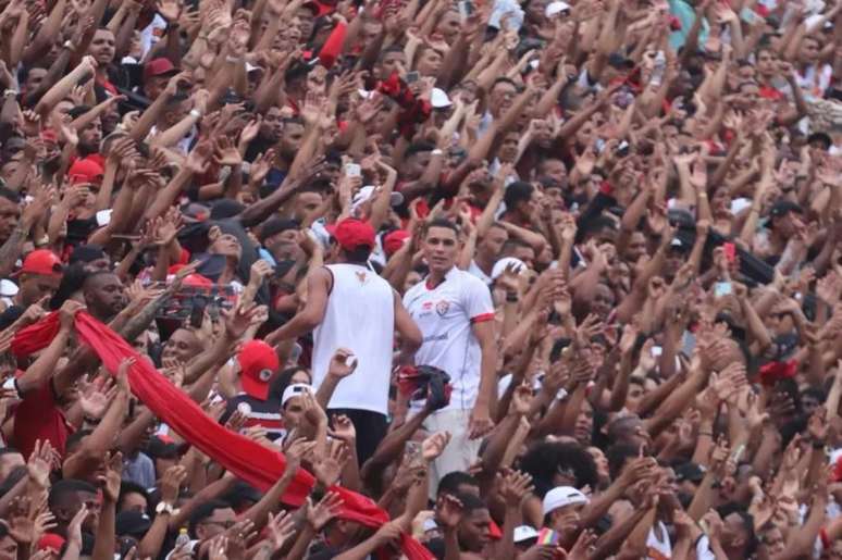 Foi o recorde de público no Barradão nesta temporada (Foto: Maurícia da Matta / Arquivo pessoal)