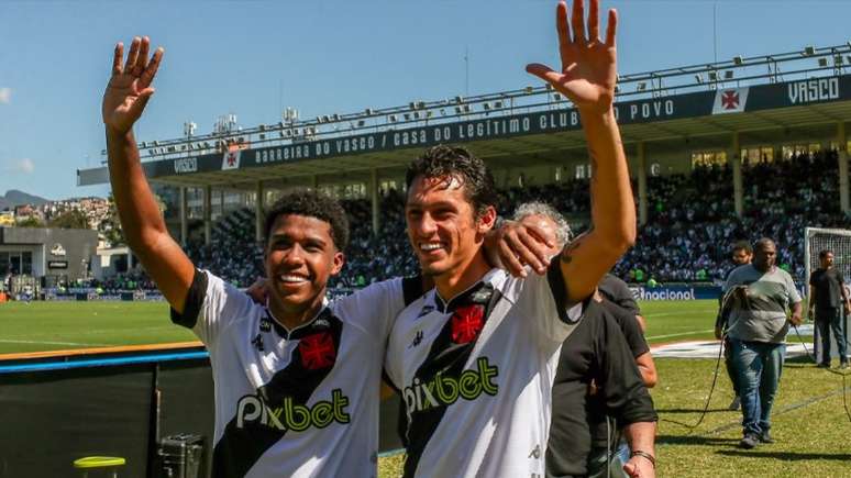 Andrey e Marlon marcaram os gols do Vasco neste sábado (Foto: Daniel Ramalho / Vasco)