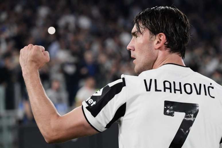 Vlahovic, atacante da Juventus (Foto: FILIPPO MONTEFORTE / AFP)