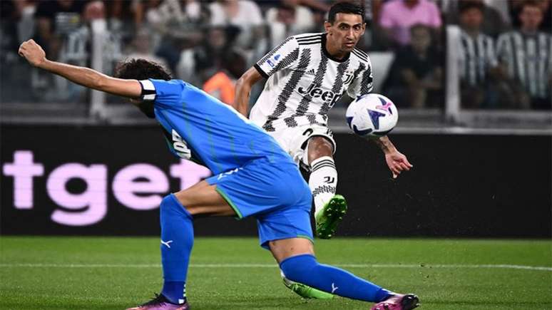 Di María marcou seu primeiro gol pela Juventus (Foto: AFP)