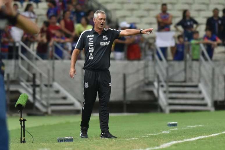 O técnico Lisca elogiou o novo reforço do Santos (Foto: Ivan Storti/Santos FC)