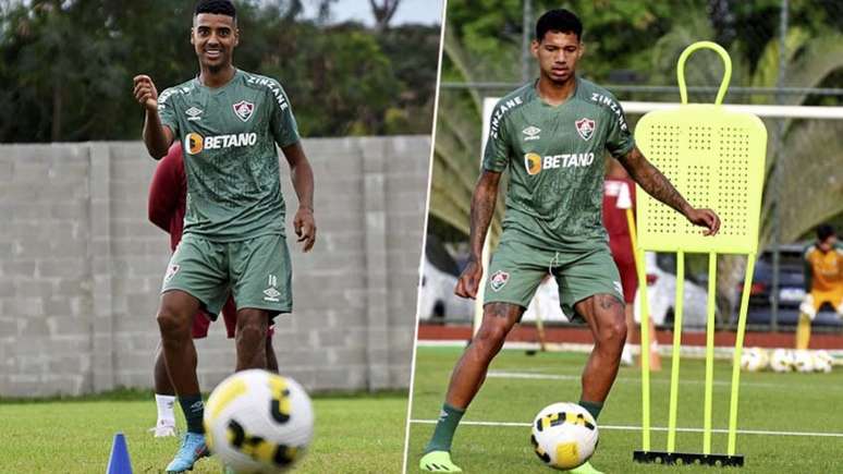 Alan e Marrony foram as contratações do Fluminense para a sequência da temporada (Foto: Divulgação/Fluminense)