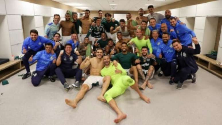 Palmeiras venceu o Corinthians (Foto: Cesar Greco/Palmeiras)