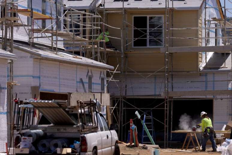 Construção de moradias na Califórnia, EUA
03/06/2021.   REUTERS/Mike Blake