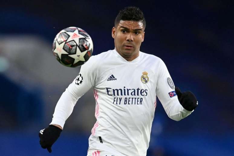 Casemiro em campo pelo Real Madrid (Foto: GLYN KIRK / AFP)