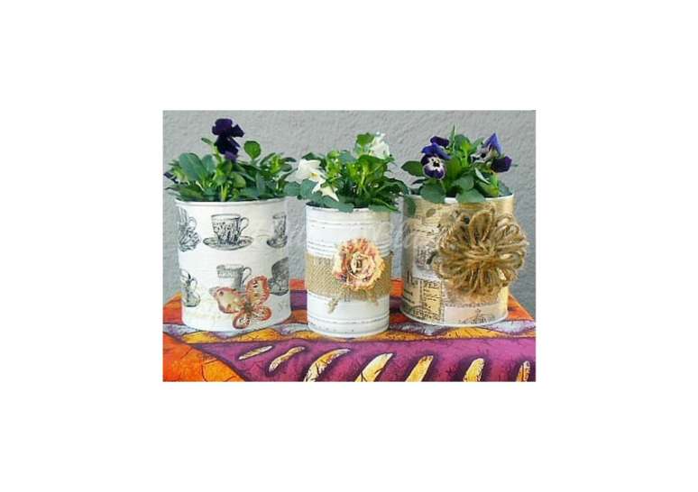 Seja criativo para personalizar seus vasos ao m&aacute;ximo.