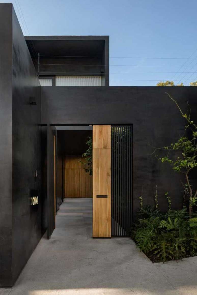 98. Fachada moderna: cores de casas em preto. Fonte: ArchDaily