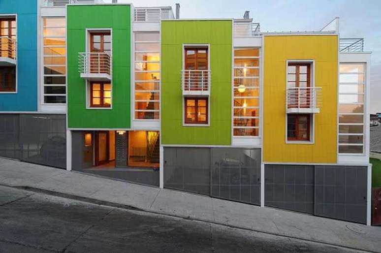 89. Cores de casas: combinação de cores charmosa. Fonte: Decor Fácil