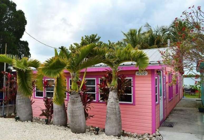 60. Cores de casas com estilo romântico. Fonte: Doce Obra