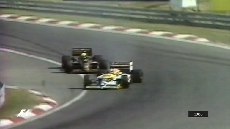 Nelson Piquet faz ultrapassagem histórica sobre Ayrton Senna