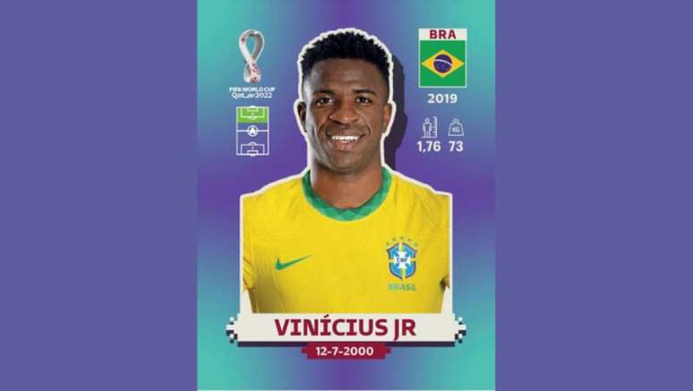 Figurinhas Copa do Mundo 2022 Seleção Brasileira Completa