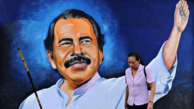 Mural de Daniel Ortega na Nicarágua