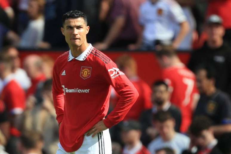 Cristiano Ronaldo tem mais um ano de contrato com o Manchester United (Foto: LINDSEY PARNABY / AFP)