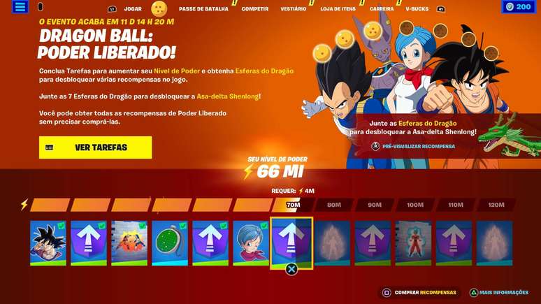 Dragon Ball no Fortnite: Dicas para aproveitar o evento