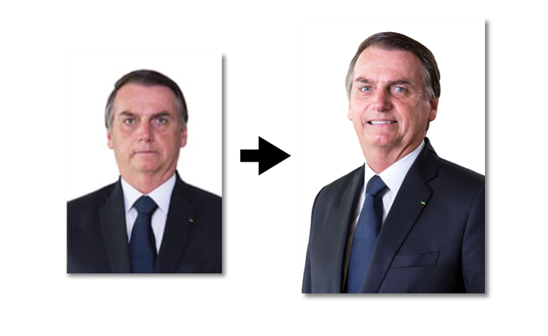 Campanha solicita troca de foto de Bolsonaro