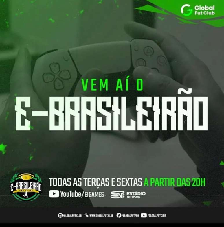 E-Brasileirão terá sua primeira edição (Divulgação: Instagram GlobalFut)