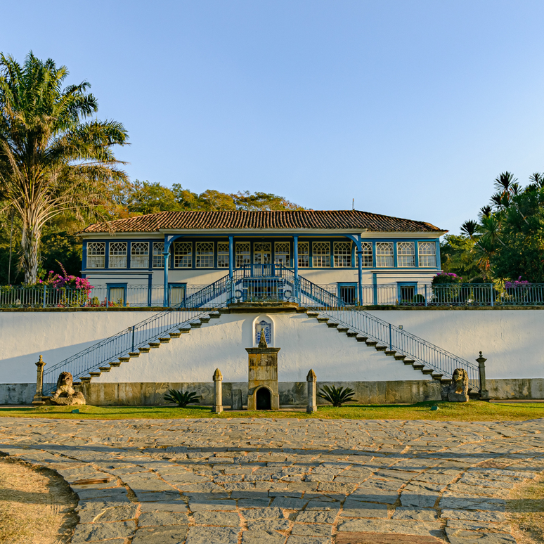 Na Fazenda São Luiz da Boa Sorte, os visitante conhecem o processo de produção do grão no Museu do Café.