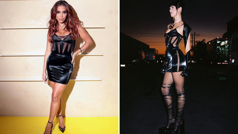 Anitta e Dua Lipa (Fotos: Reprodu&ccedil;&atilde;o/Instagram)