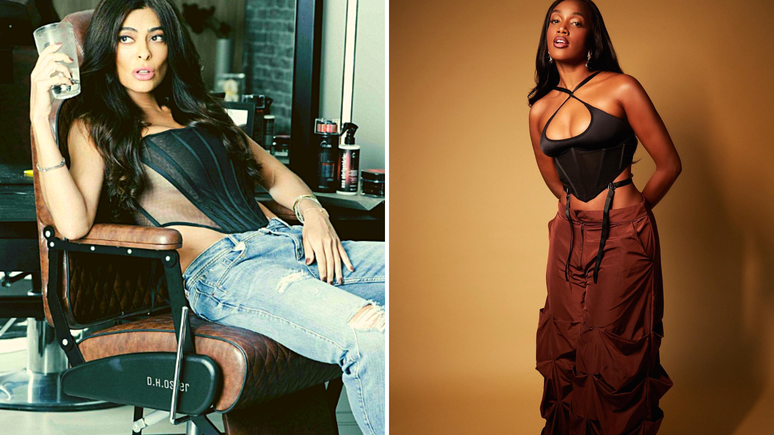 Juliana Paes e Iza (Fotos: Reprodu&ccedil;&atilde;o/Instagram)