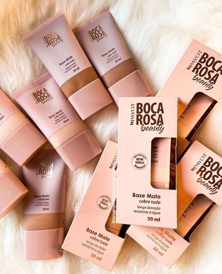 Linha de bases da Boca Rosa Beauty